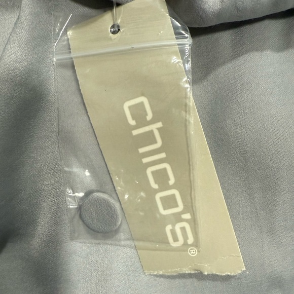 Chico's Gray Ankle Cropped Pants with Drawstring Waist - Picture 6 of 10